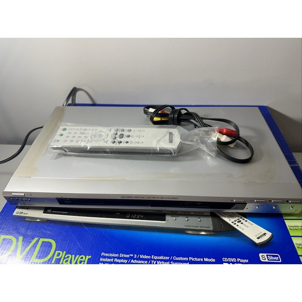 Sony DVP-NS50P DVD / CD Player Progressive Scan DVD+RW +R -RW/-R Playback 108MHz